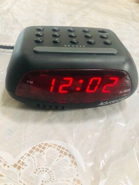 VTGAdvance brand digital alarm clock, likely model 30228